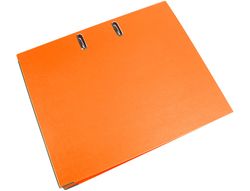Archivador de Palanca Liderpapel Folio Documenta Forrado Pvc con Rado Lomo 75Mm Naranja con Compresor
