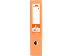 Archivador de Palanca Liderpapel Folio Documenta Forrado Pvc con Rado Lomo 75Mm Naranja con Compresor