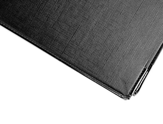 Archivador de Palanca Liderpapel Folio Documenta Forrado Pvc con Rado Lomo 75Mm Negro Compresor Metalico