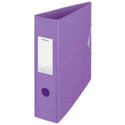 Archivador de palanca polifoam Colour'Breeze DIN A4. Lomo 82mm. lavanda