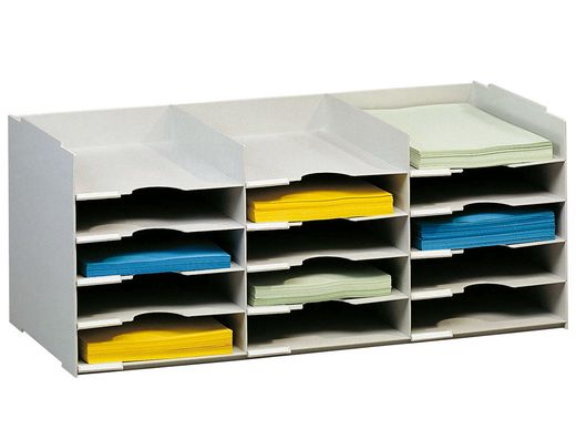 Archivador Fast-Paperflow Bloques Sobreponibles Gris 15 Casillas Din A4