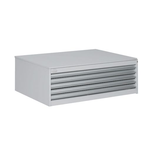 Archivador Horizontal 5 Cajones Mel.Gris