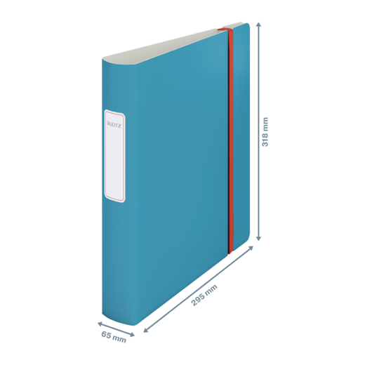 Archivador Leitz Active Cosy. Poyfoam. 180°. DIN A4, lomo 65 mm, azul