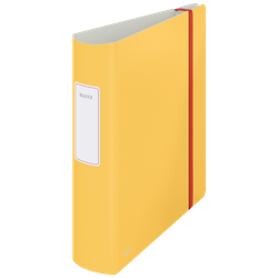 Archivador Leitz Active Cosy. Poyfoam. 180°. DIN A4, lomo 82 mm, amarillo