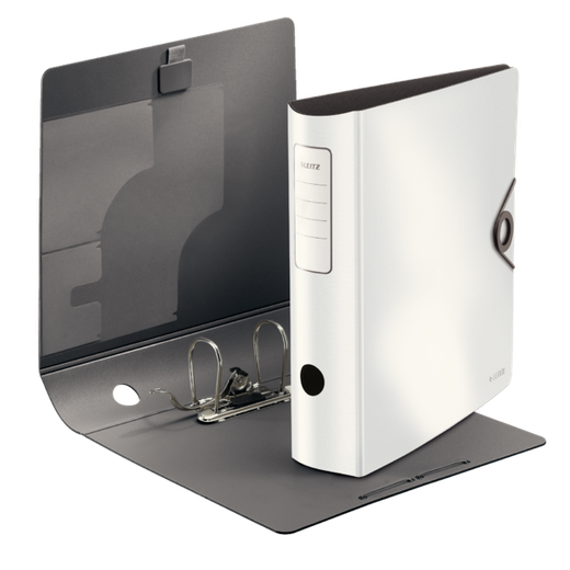 Archivador Leitz Active Solid. Polyfoam. 180º. DIN A4, lomo 82 mm. blanco