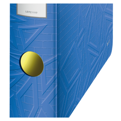 Archivador Leitz Active Urban Chic. Polyfoam. 180º. DIN A4, lomo 65 mm. azul