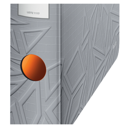 Archivador Leitz Active Urban Chic. Polyfoam. 180º. DIN A4, lomo 65 mm. Gris