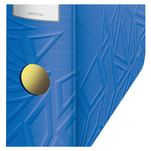 Archivador Leitz Active Urban Chic. Polyfoam. 180º. DIN A4, lomo 82 mm. azul