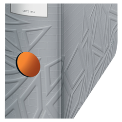 Archivador Leitz Active Urban Chic. Polyfoam. 180º. DIN A4, lomo 82 mm. Gris