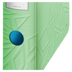Archivador Leitz Active Urban Chic. Polyfoam. 180º. DIN A4, lomo 82 mm. verde