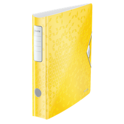 Archivador Leitz Active WOW. Polyfoam. 180º. DIN A4, lomo 65 mm. amarillo