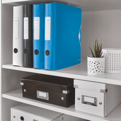 Archivador Leitz Active WOW. Polyfoam. 180º. DIN A4, lomo 65 mm. azul