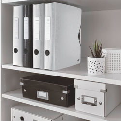 Archivador Leitz Active WOW. Polyfoam. 180º. DIN A4, lomo 65 mm. blanco