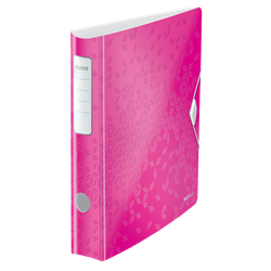 Archivador Leitz Active WOW. Polyfoam. 180º. DIN A4, lomo 65 mm. fucsia