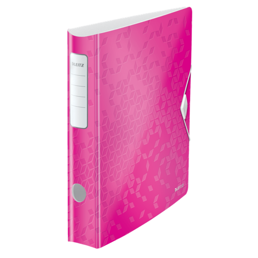 Archivador Leitz Active WOW. Polyfoam. 180º. DIN A4, lomo 65 mm. fucsia