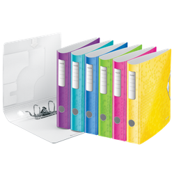 Archivador Leitz Active WOW. Polyfoam. 180º. DIN A4, lomo 65 mm. surtido