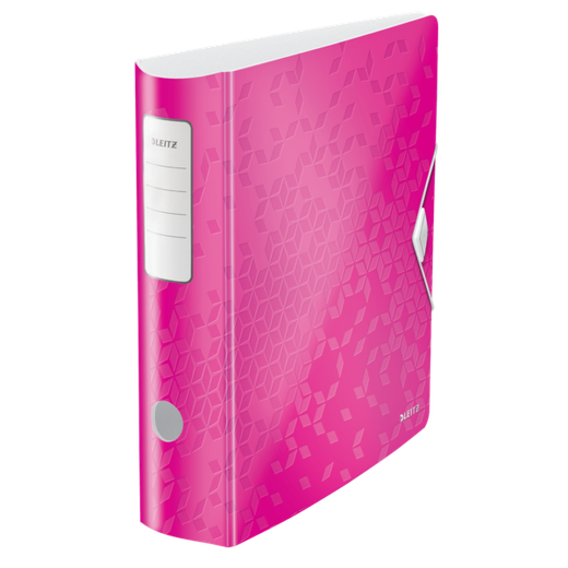 Archivador Leitz Active WOW. Polyfoam. 180º. DIN A4, lomo 82 mm. fucsia