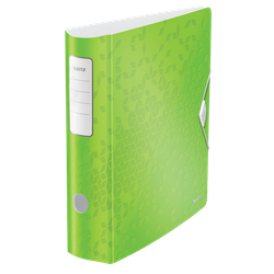 Archivador Leitz Active WOW. Polyfoam. 180º. DIN A4, lomo 82 mm. verde
