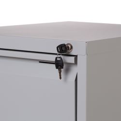 Archivador Metalico 2 Cajones Ral 7035 Gris