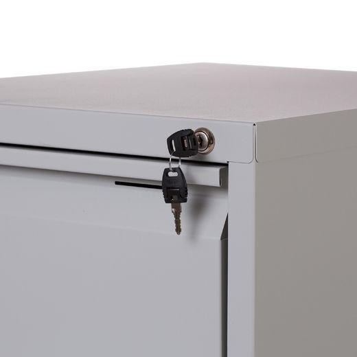 Archivador Metalico 2 Cajones Ral 9003 Blanco