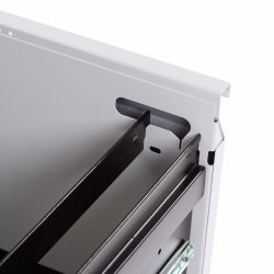 Archivador Metalico 2 Cajones Ral 9003 Blanco