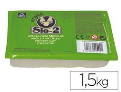 Arcilla Sio-2 Blanca Paquete de 1.5 Kg
