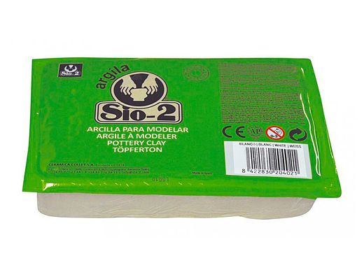 Arcilla Sio-2 Blanca Paquete de 1.5 Kg