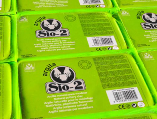 Arcilla Sio-2 Blanca Paquete de 1.5 Kg