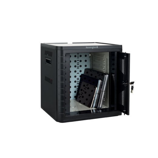 Armario de carga con 10 compartimentos con USB-C y PD 3.0 UE Kensington