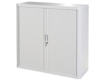 Armario Fast-Paperflow Estructura de Acero y Poliestireno con 2 Puertas Correderas y Cerradura Color