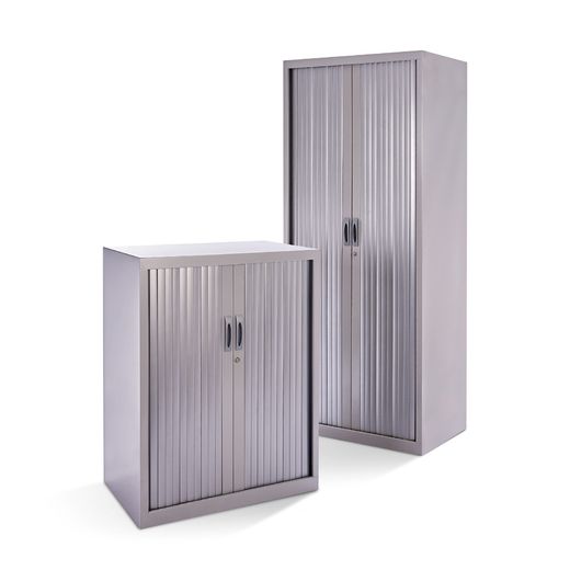 Armario Metálico Persiana 105x102x45 cm Ral 7035 Incluye 2 Baldas