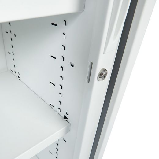 Armario Metálico Persiana 105x102x45 cm Ral 7035 Incluye 2 Baldas