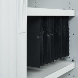 Armario Metálico Persiana 105x102x45 cm Ral 9003 Incluye 2 Baldas