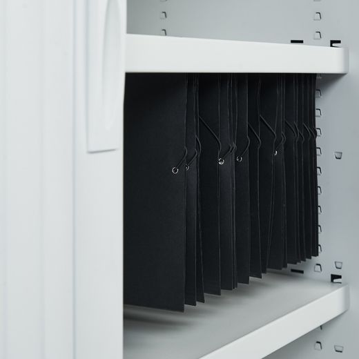 Armario Metálico Persiana 105x120x45 cm Ral 7035 Incluye 2 Baldas