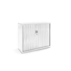 Armario Metálico Persiana 105x120x45 cm Ral 9003 Incluye 2 Baldas