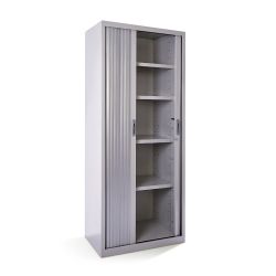 Armario Metálico Persiana 105x120x45 cm Ral 9005 Incluye 2 Baldas