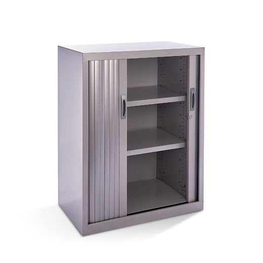 Armario Metálico Persiana 105x80x45 cm Ral 9003 Incluye 2 Baldas
