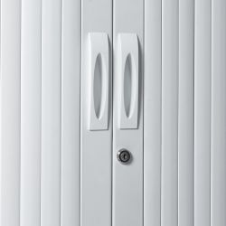 Armario Metálico Persiana 198x102x45 cm Ral 7035 Incluye 4 Baldas