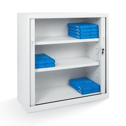 Armario Metálico Persiana 198x102x45 cm Ral 9003 Incluye 4 Baldas