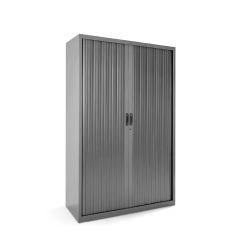 Armario Metálico Persiana 198x120x45 cm Ral 7015 Incluye 4 Baldas