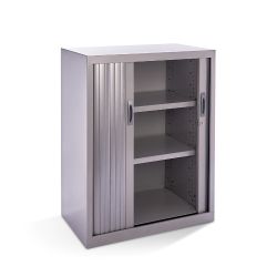 Armario Metálico Persiana 198x120x45 cm Ral 7035 Incluye 4 Baldas