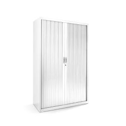 Armario Metálico Persiana 198x120x45 cm Ral 9003 Incluye 4 Baldas