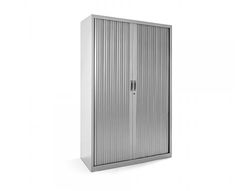 Armario Metálico Persiana 198X120X45 Ral 9006 Incluye 4 Baldas