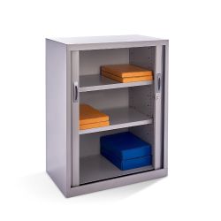 Armario Metálico Persiana 198x80x45 cm Ral 7015 Incluye 4 Baldas