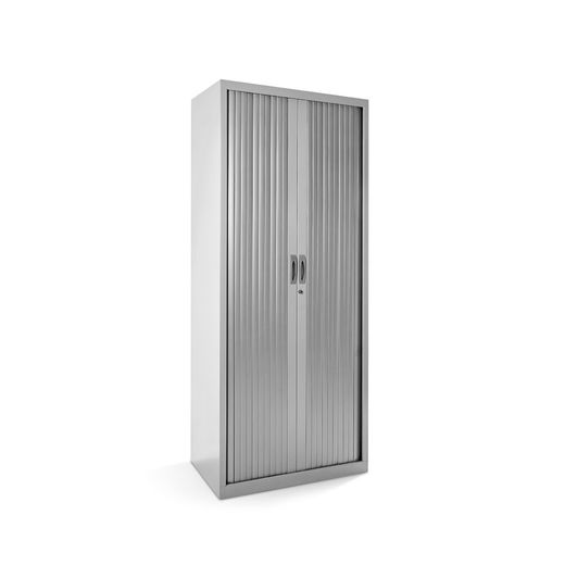Armario Metálico Persiana 198x80x45 cm Ral 9006 Incluye 4 Baldas
