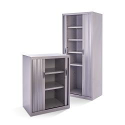 Armario Metálico Persiana 70x80x45 cm Ral7035 Incluye 1 Balda