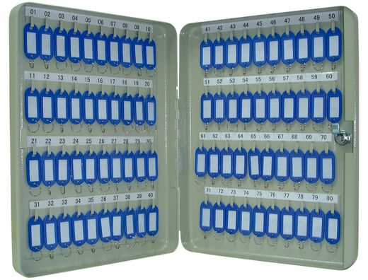 Armario Metalico Portallaves Q-Connect 370X280X60 mm para 80 Llaves