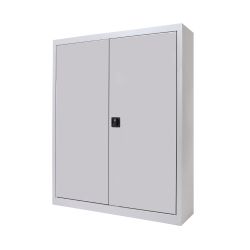 Armario Metálico Puertas Batientes 105x102x45 cm Ral 7035 Incluye 2 Baldas
