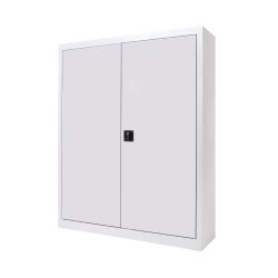 Armario Metálico Puertas Batientes 105x102x45 cm Ral 9003 Incluye 2 Baldas