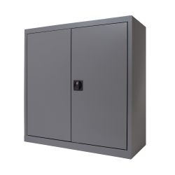Armario Metálico Puertas Batientes 70x80x45 cm Ral 7015 Incluye 1 Balda